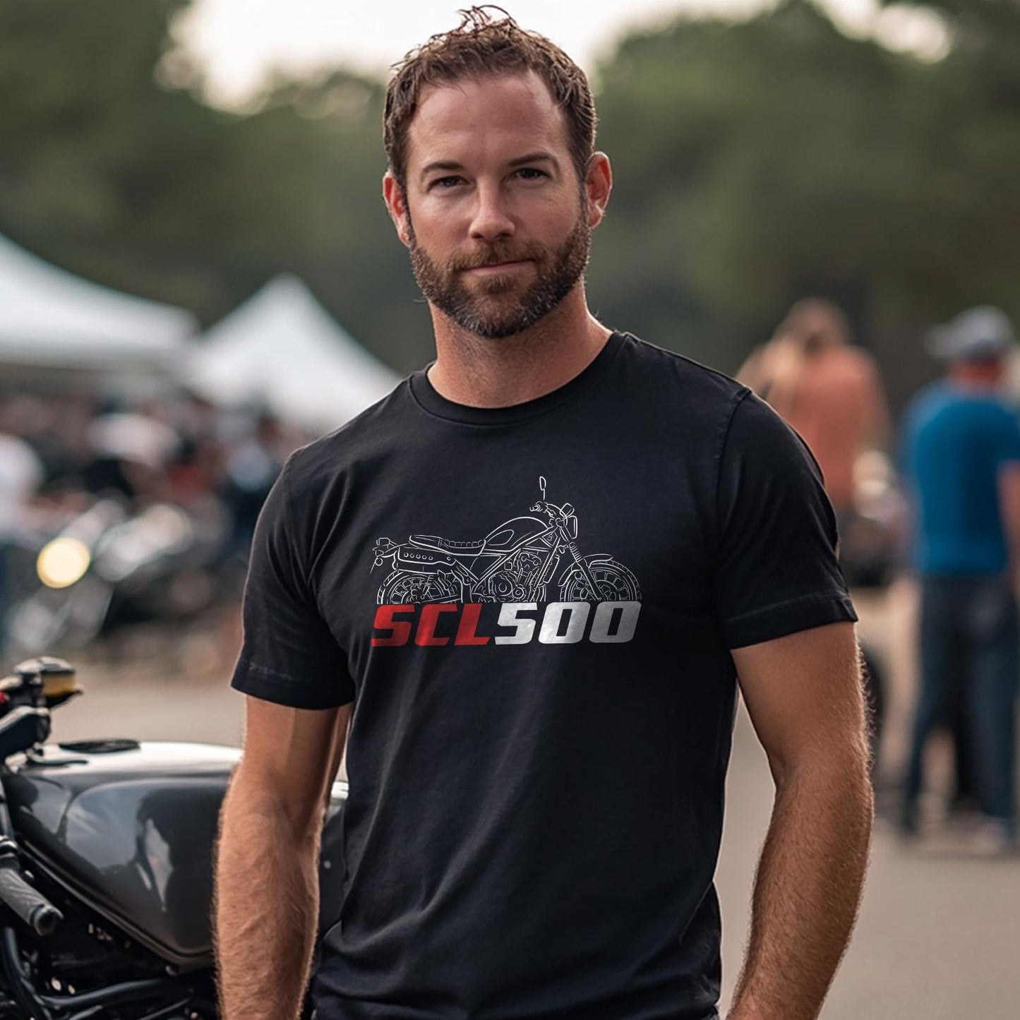 Honda SCL500 Inspired T-Shirt - Motorcycle Tee Shirt for Riders