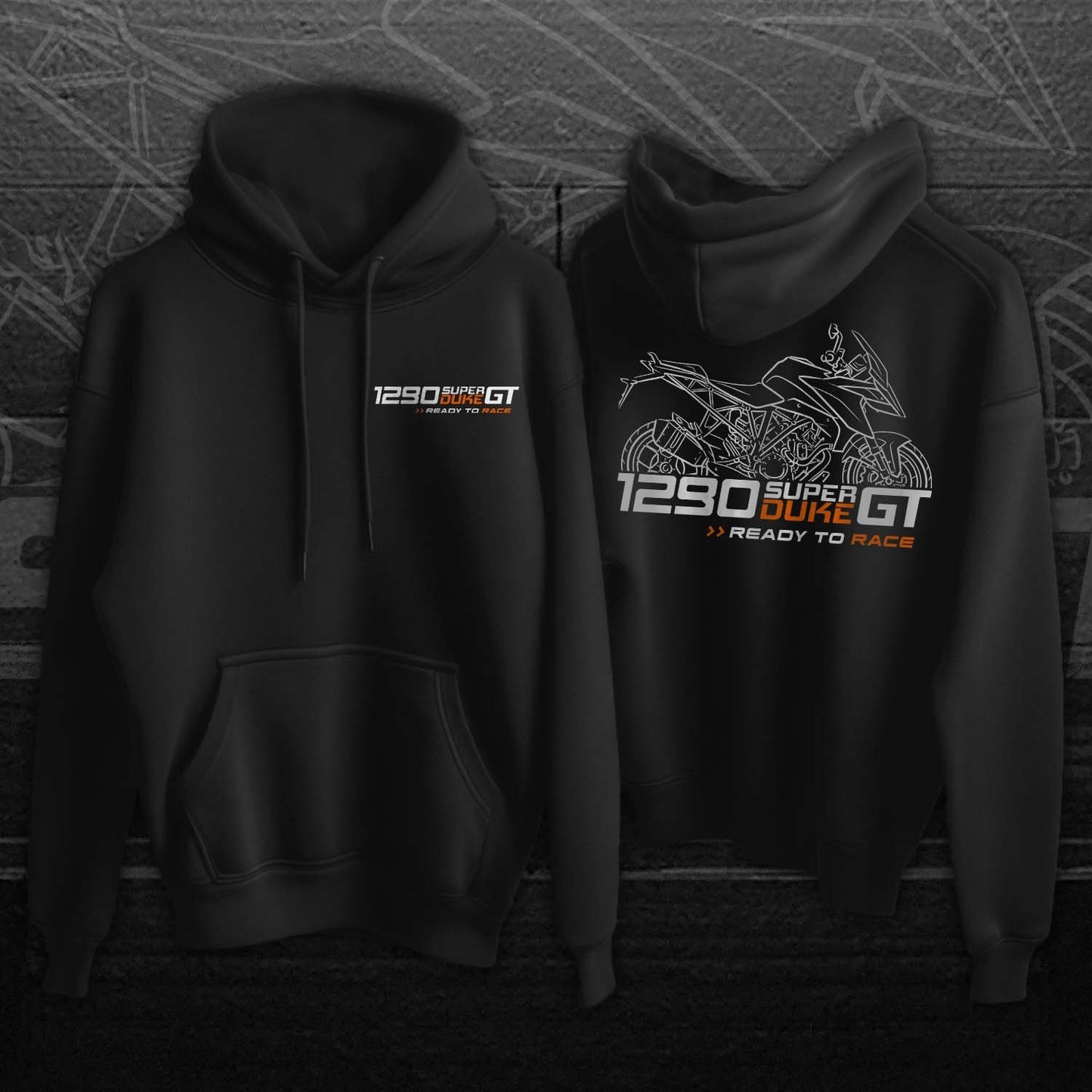 KTM 1290 Super Duke GT Hoodie - Motorcycle Sweatshirt for Riders
