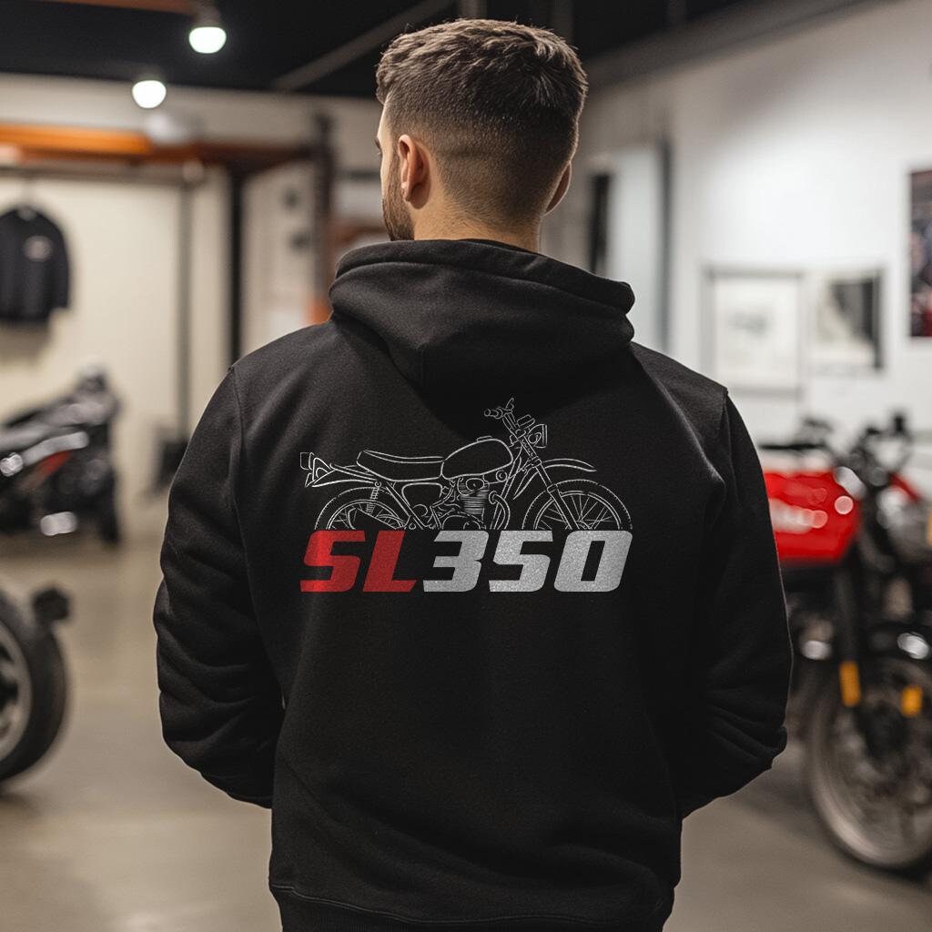 Honda SL350 1969 - 1973 Inspired Hoodie - Motorcycle Sweatshirt for Riders