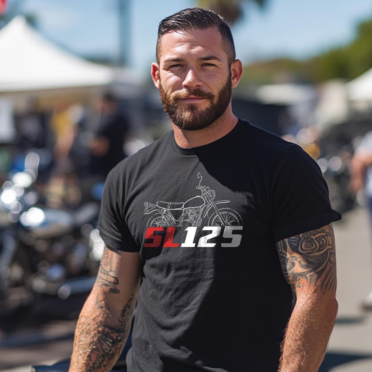 Honda SL125 Inspired T-Shirt - Motorcycle Tee Shirt for Riders