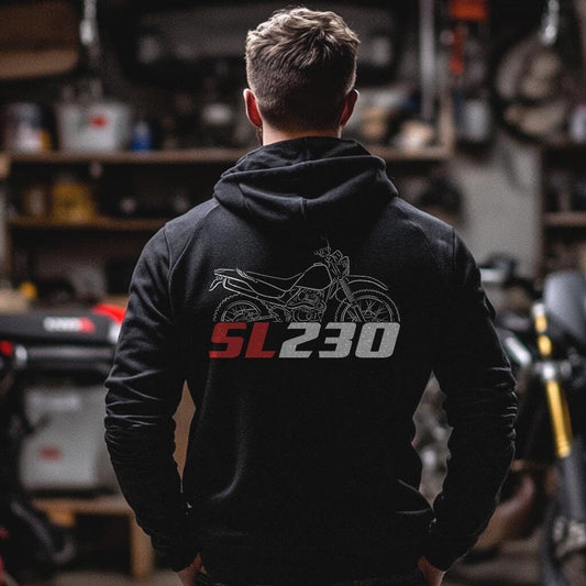 Honda SL230 Inspired Hoodie - Motorcycle Sweatshirt for Riders