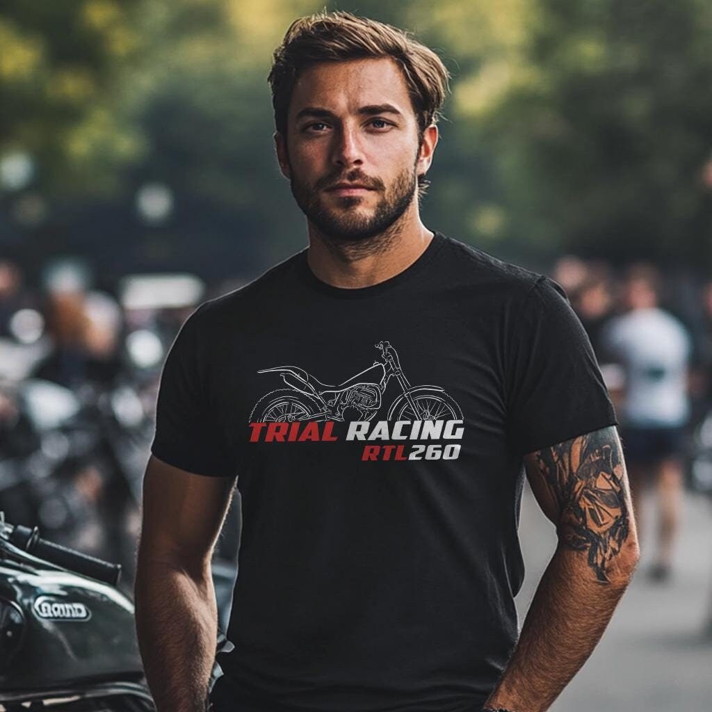 Honda RTL 260 Inspired T-Shirt - Motorcycle Tee Shirt for Riders