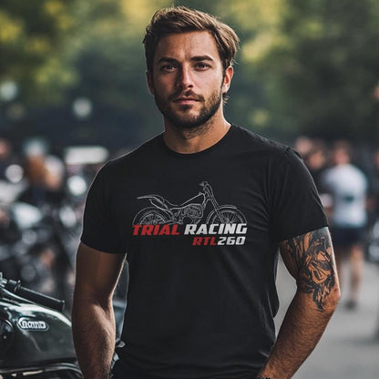 Honda RTL 260 Inspired T-Shirt - Motorcycle Tee Shirt for Riders