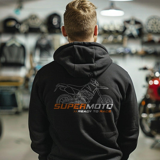 KTM 660 SMC Hoodie - Motorcycle Sweatshirt for SuperMoto Riders