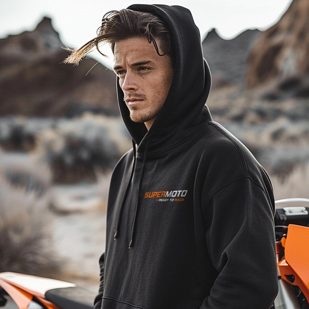 KTM 620 SC Supermoto Hoodie - Motorcycle Sweatshirt for Riders