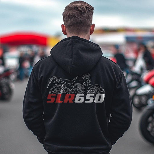 Honda SLR650 Inspired Hoodie - Motorcycle Sweatshirt for Riders