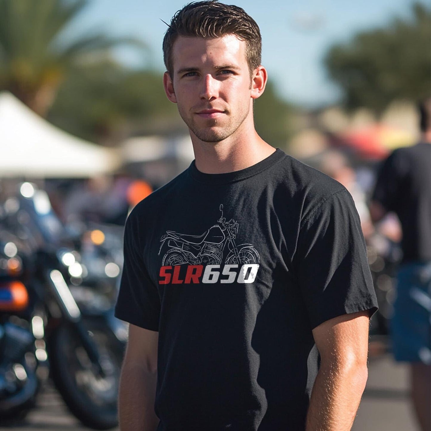 Honda SLR650 Inspired T-Shirt - Motorcycle Tee Shirt for Riders