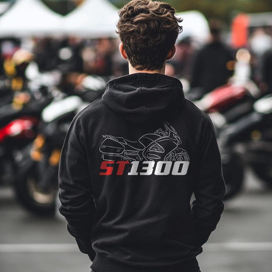 Honda ST1300 Inspired Hoodie - Motorcycle Sweatshirt for Riders
