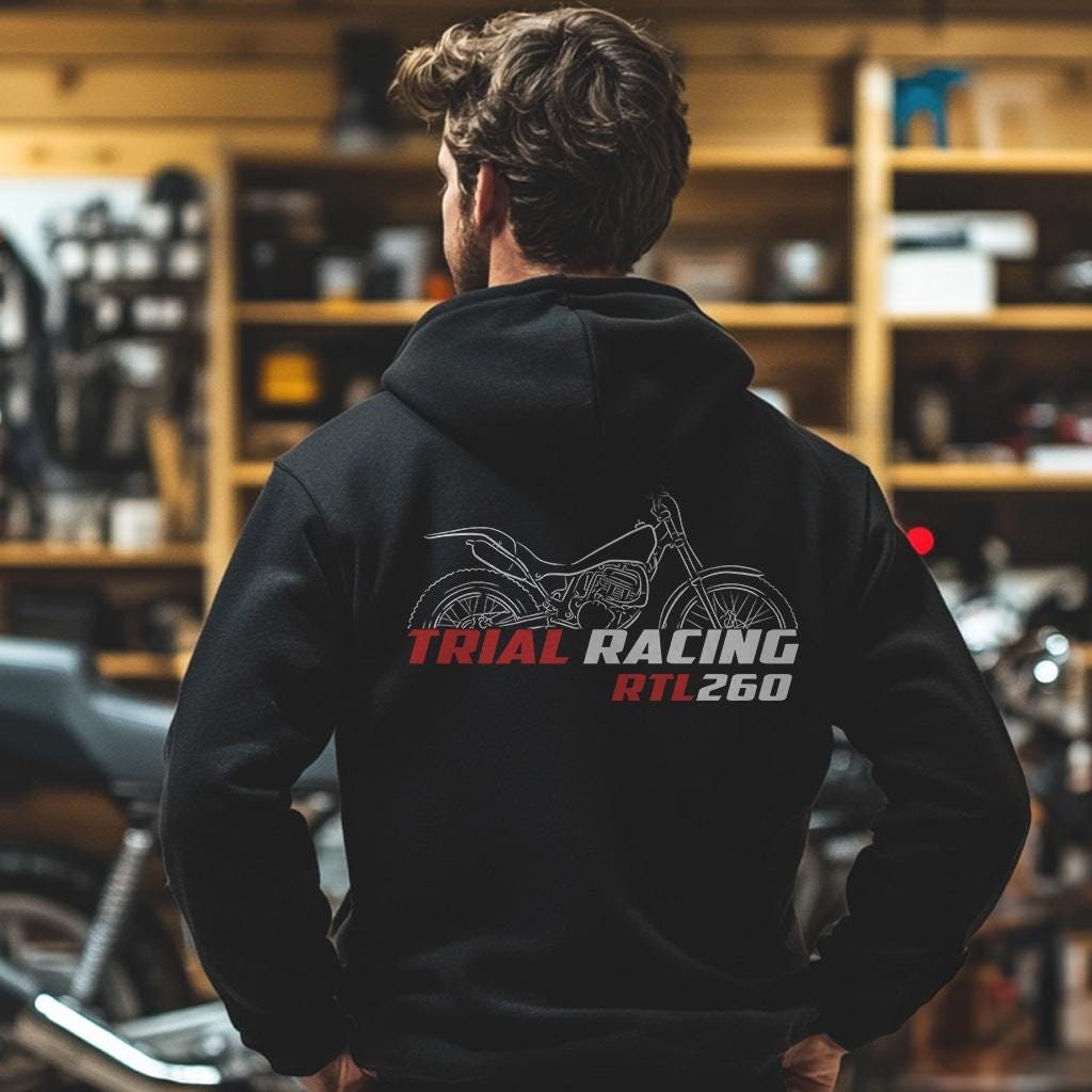 Honda RTL 260 Inspired Hoodie - Motorcycle Sweatshirt for Riders