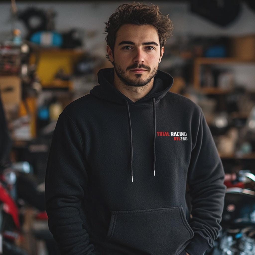 Honda RTL 260 Inspired Hoodie - Motorcycle Sweatshirt for Riders