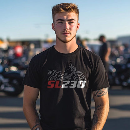 Honda SL230 Inspired T-Shirt - Motorcycle Tee Shirt for Riders