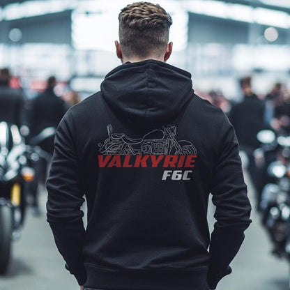 Honda F6C Valkyrie Inspired Hoodie - Motorcycle Sweatshirt for Riders