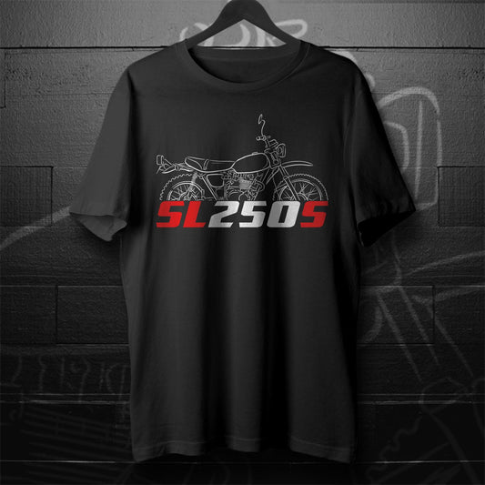 Honda SL250S 1972 Inspired T-Shirt - Motorcycle Tee Shirt for Riders