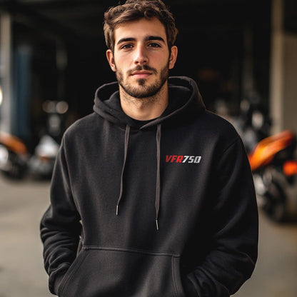 Honda VFR750 Inspired Hoodie - Motorcycle Sweatshirt for Riders