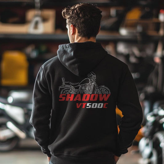 Honda VT500 | C | E & FT Inspired Hoodie - Motorcycle Sweatshirt for Riders