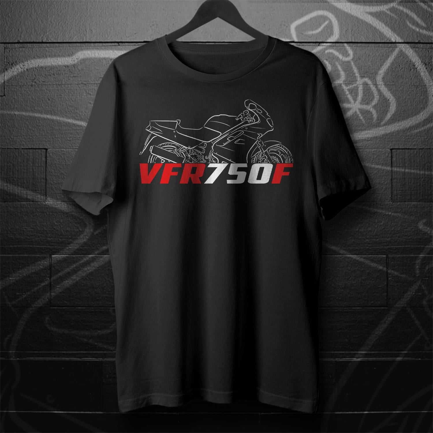 Honda VFR750 Inspired T-Shirt - Motorcycle Tee Shirt for Riders
