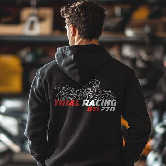 Honda RTL 270 Inspired Hoodie - Motorcycle Sweatshirt for Riders