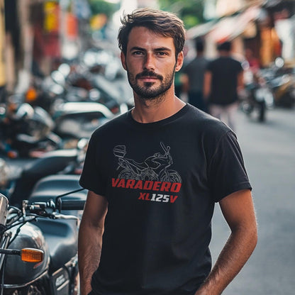 Honda XL125V Varadero Inspired T-Shirt - Motorcycle Tee Shirt for Rider