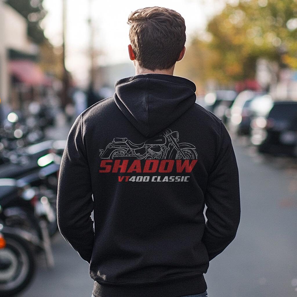 Honda Shadow VT400 Inspired Hoodie - Motorcycle Sweatshirt for Riders