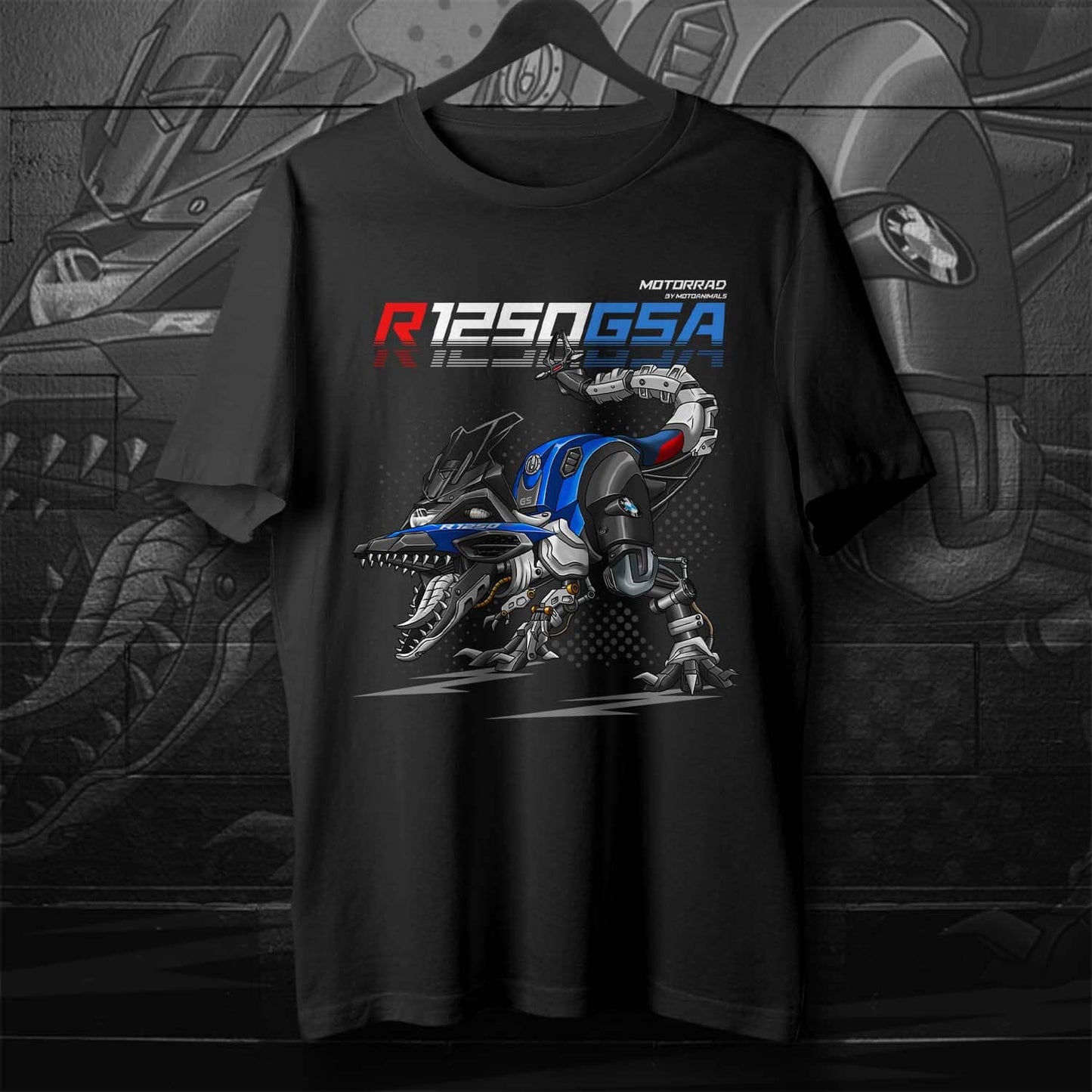 BMW R1250GSA T-Shirt - Motorcycle Tee Shirt for ADV Riders