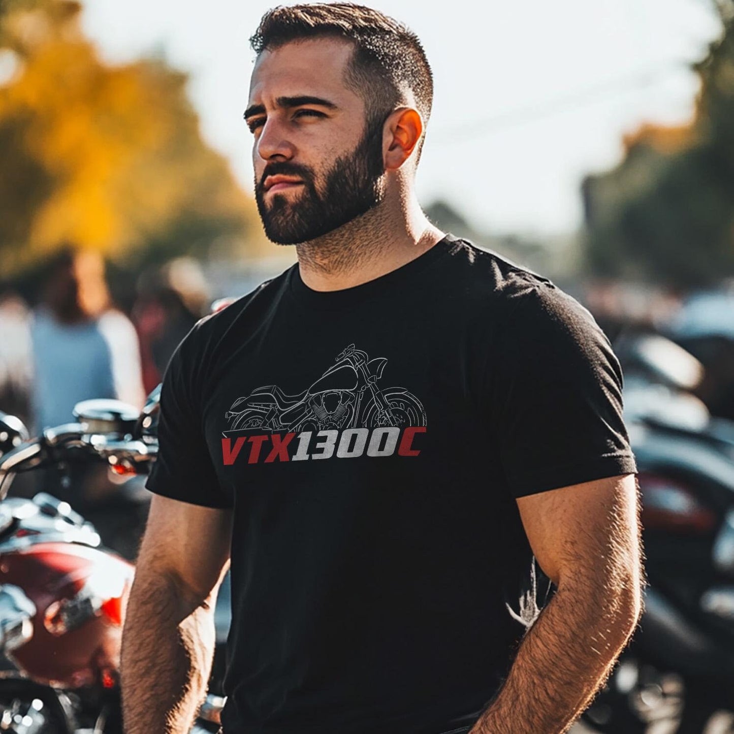Honda VTX 1300 | C | R | S & T Inspired T-Shirt - Motorcycle Tee Shirt for Riders