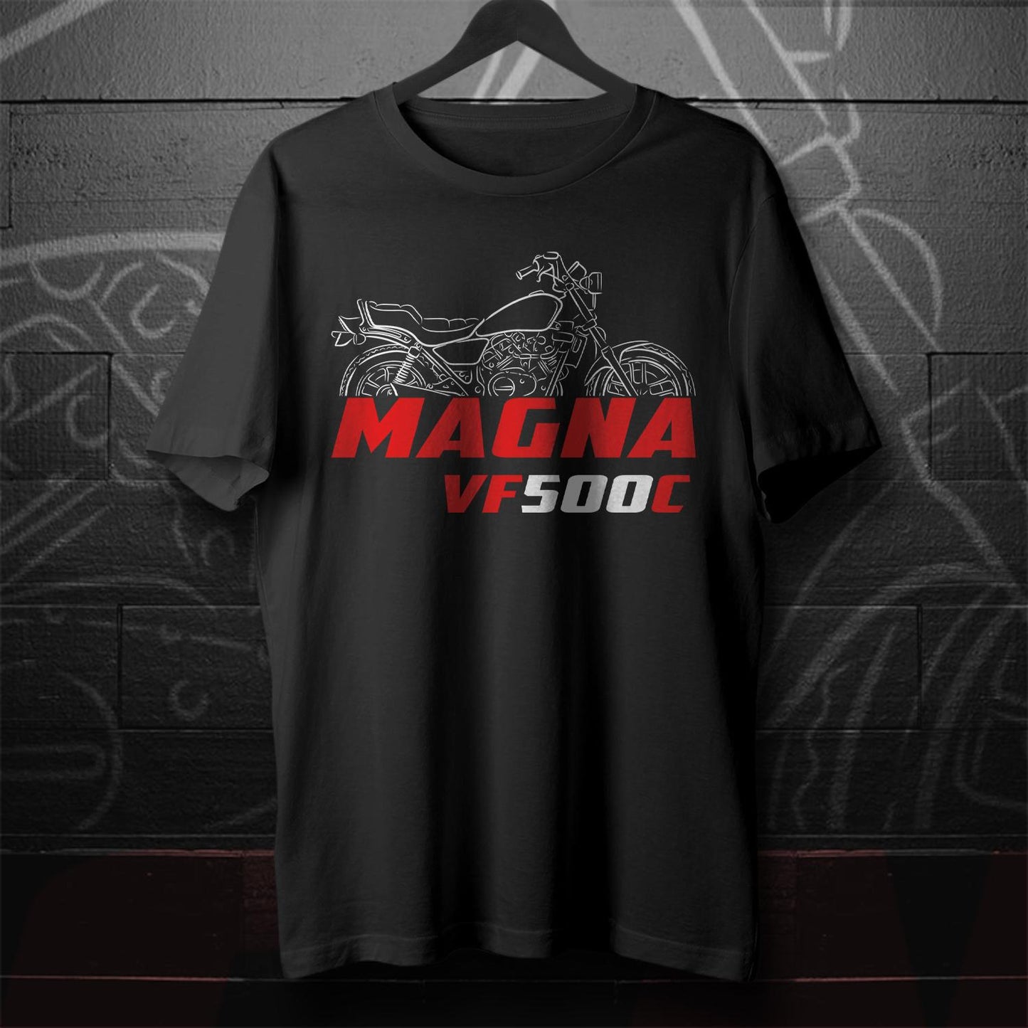 Honda VF 500 | C & F Inspired T-Shirt - Motorcycle Tee Shirt for Rider
