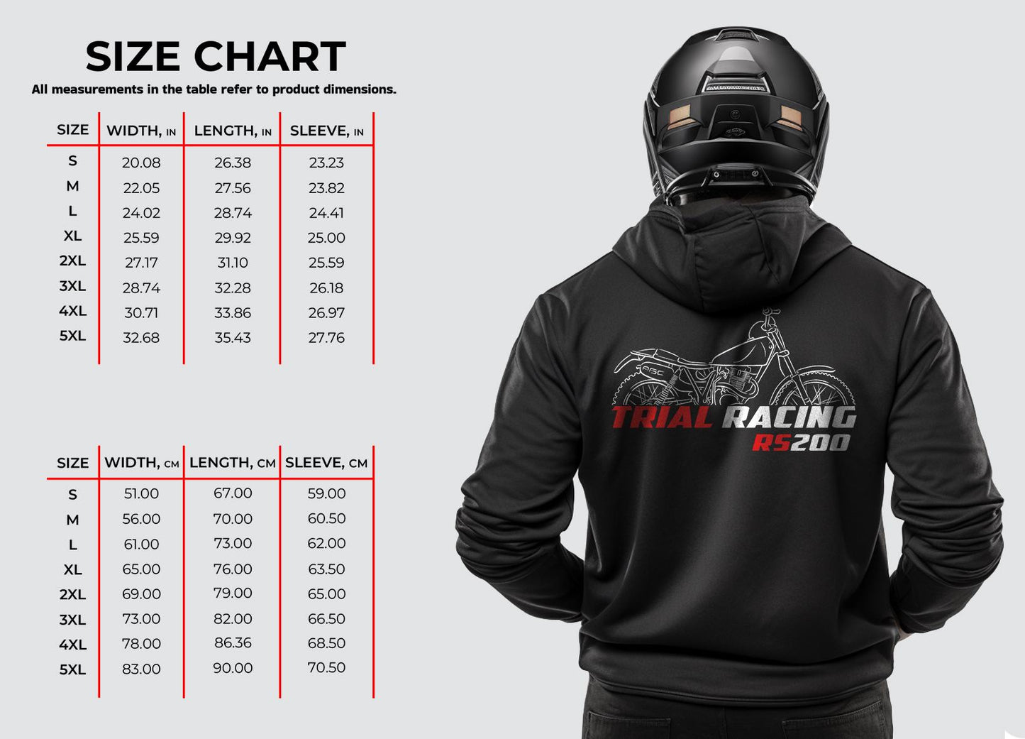 Honda RS 200 1979 Inspired Hoodie - Motorcycle Sweatshirt for Riders