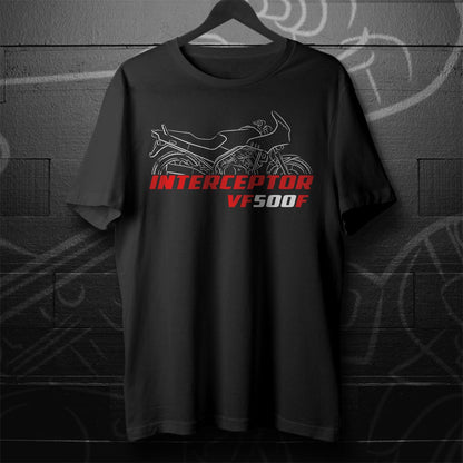 Honda VF 500 | C & F Inspired T-Shirt - Motorcycle Tee Shirt for Rider