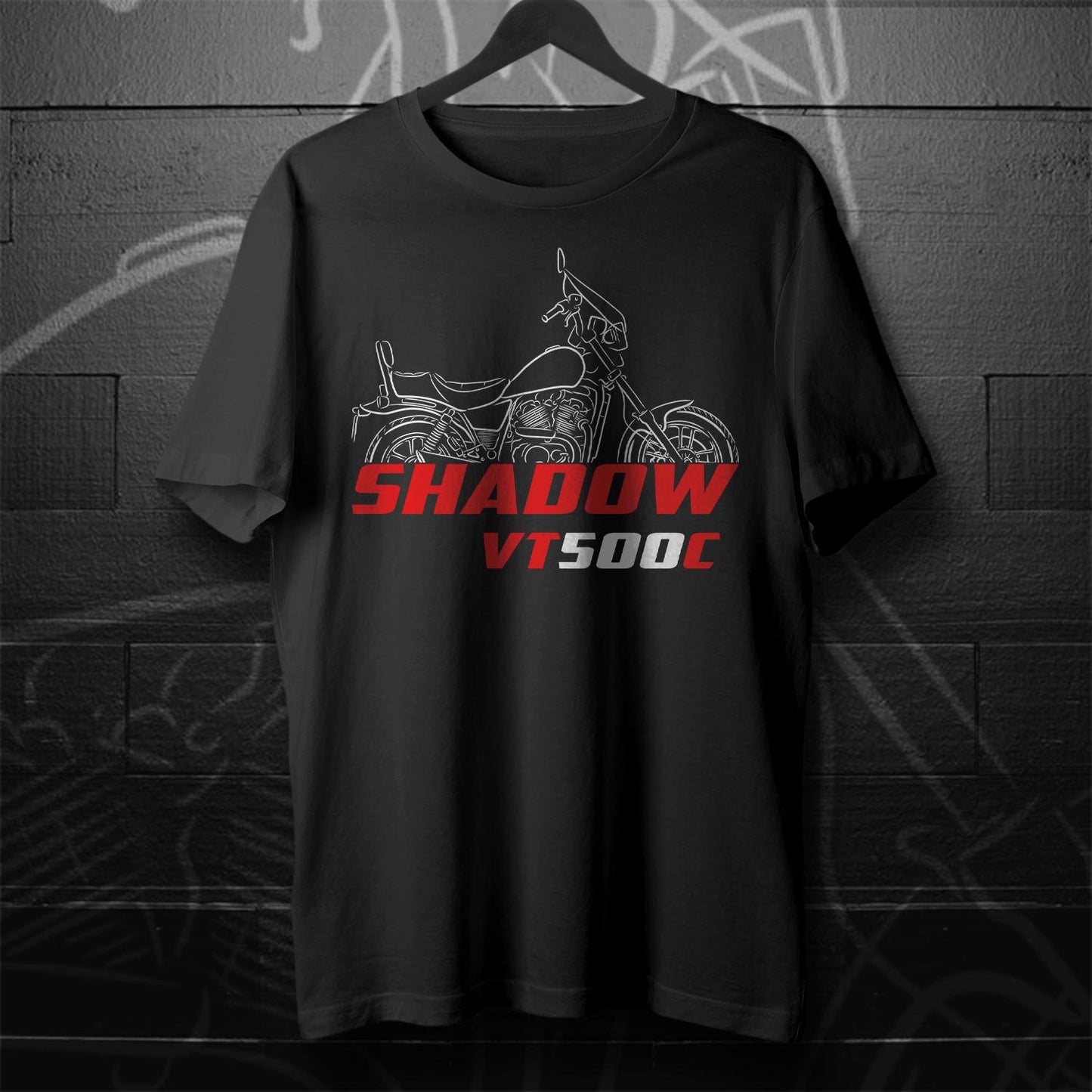 Honda VT500 | C | E & FT Inspired T-Shirt - Motorcycle Tee Shirt for Riders