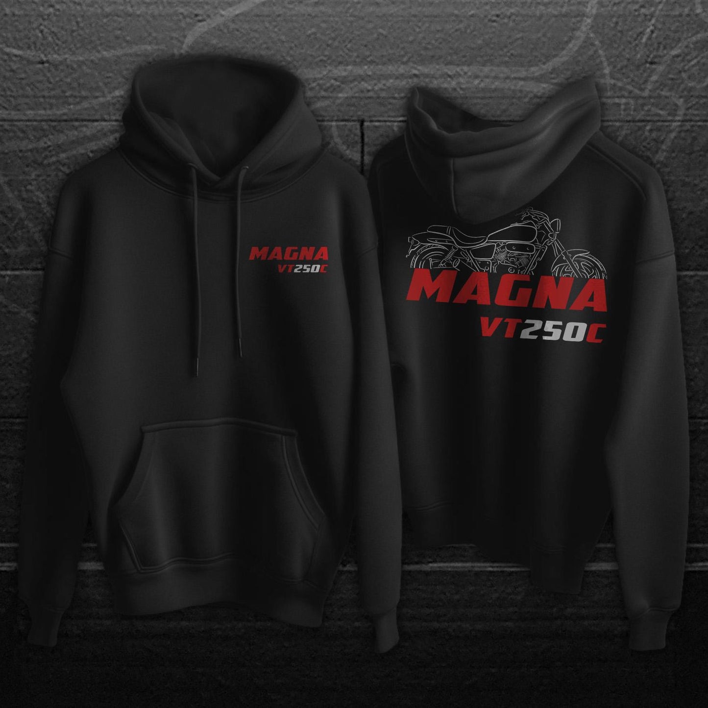 Honda VT250 | FN | FII & C Inspired Hoodie - Motorcycle Sweatshirt for Riders
