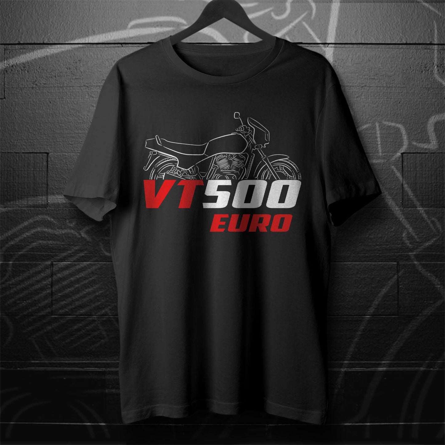 Honda VT500 | C | E & FT Inspired T-Shirt - Motorcycle Tee Shirt for Riders
