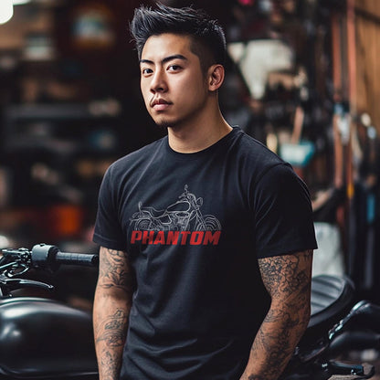 Honda Phantom TA150 Inspired T-Shirt - Motorcycle Tee Shirt for Riders