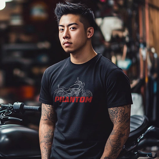 Honda Phantom TA150 Inspired T-Shirt - Motorcycle Tee Shirt for Riders
