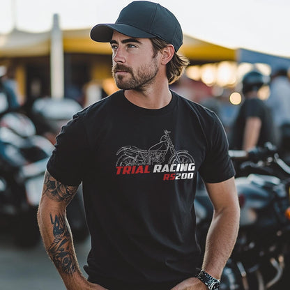 Honda RS 200 1979 Inspired T-Shirt - Motorcycle Tee Shirt for Riders
