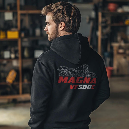 Honda VF 500 | C & F Inspired Hoodie - Motorcycle Sweatshirt for Riders
