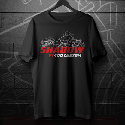 Honda Shadow VT400 Inspired T-Shirt - Motorcycle Tee Shirt for Riders