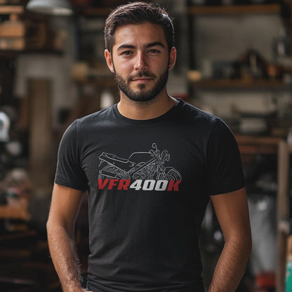Honda VFR400 | K | R | & Z Inspired T-Shirt - Motorcycle Tee Shirt for Riders