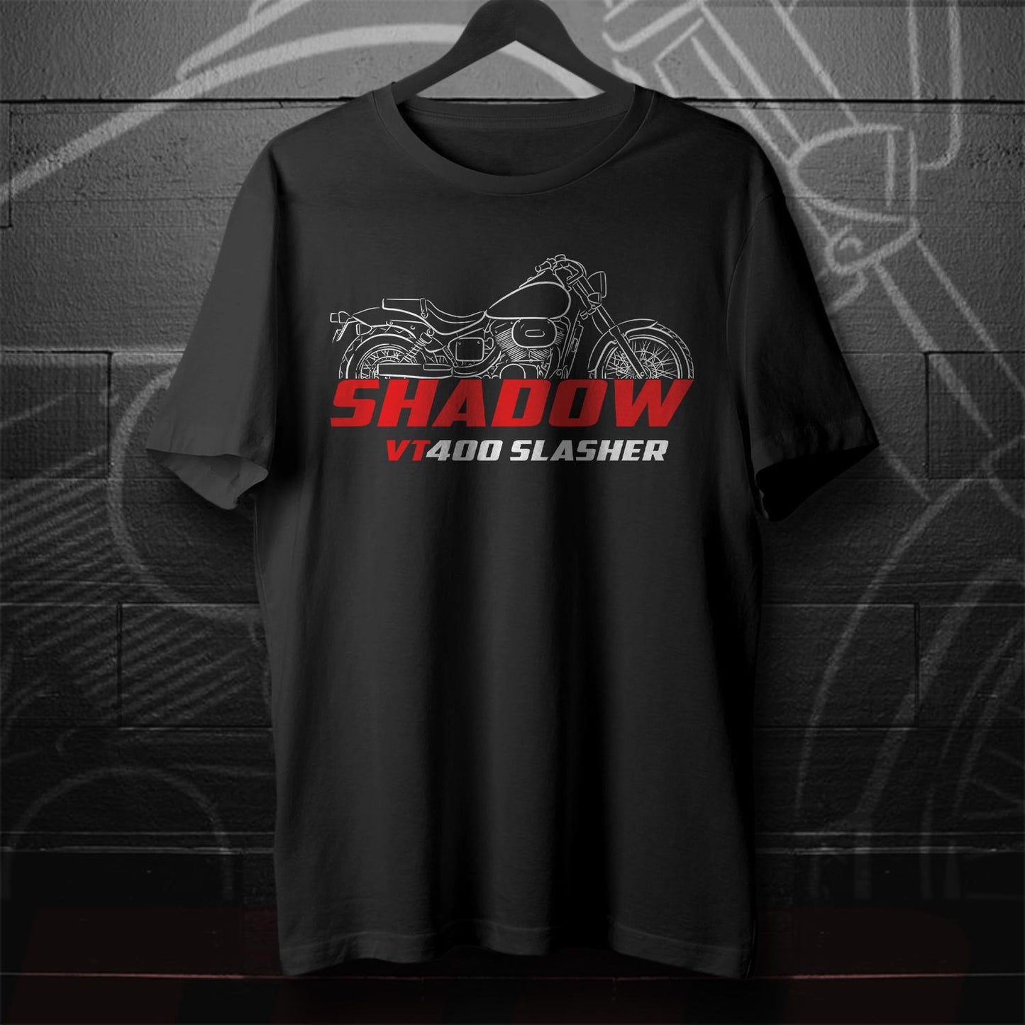 Honda Shadow VT400 Inspired T-Shirt - Motorcycle Tee Shirt for Riders