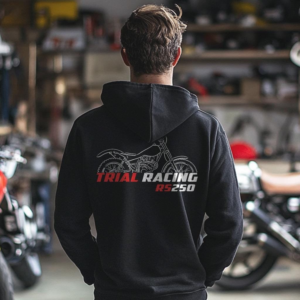Honda RS 250 1985 Inspired Hoodie - Motorcycle Sweatshirt for Riders