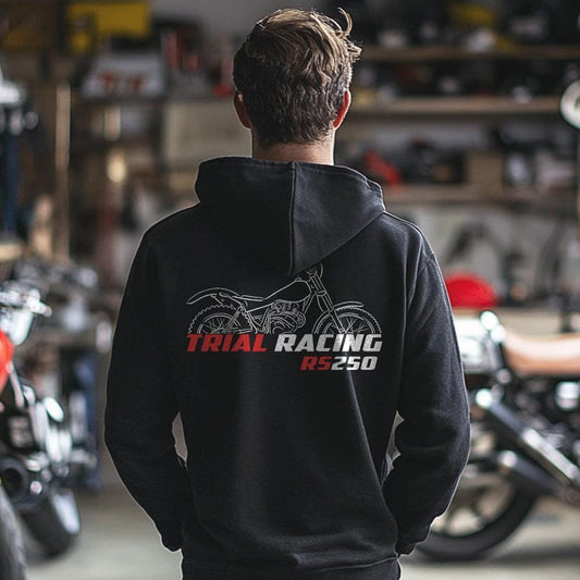 Honda RS 250 1985 Inspired Hoodie - Motorcycle Sweatshirt for Riders