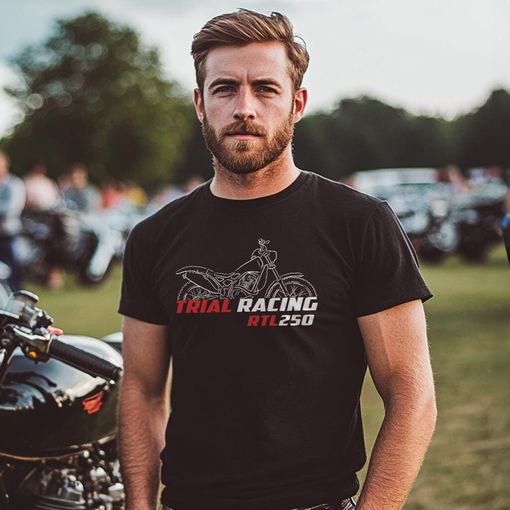 Honda RTL 250 Inspired T-Shirt - Motorcycle Tee Shirt for Riders