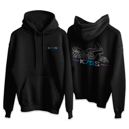 BMW K75S Hoodie - Motorcycle Sweatshirt for Motorrad Riders