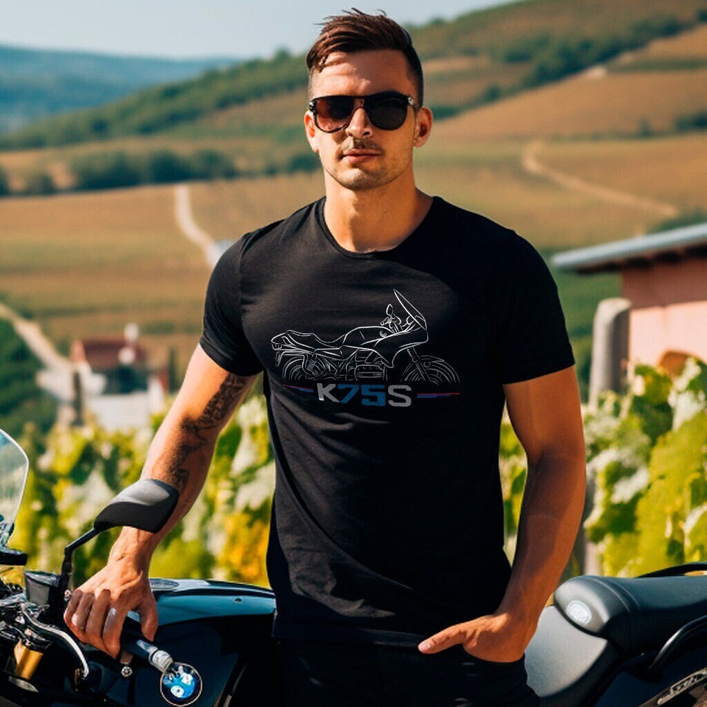 BMW K75S T-Shirt - Motorcycle Tee Shirt for Motorrad Riders