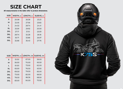 BMW K75S Hoodie - Motorcycle Sweatshirt for Motorrad Riders