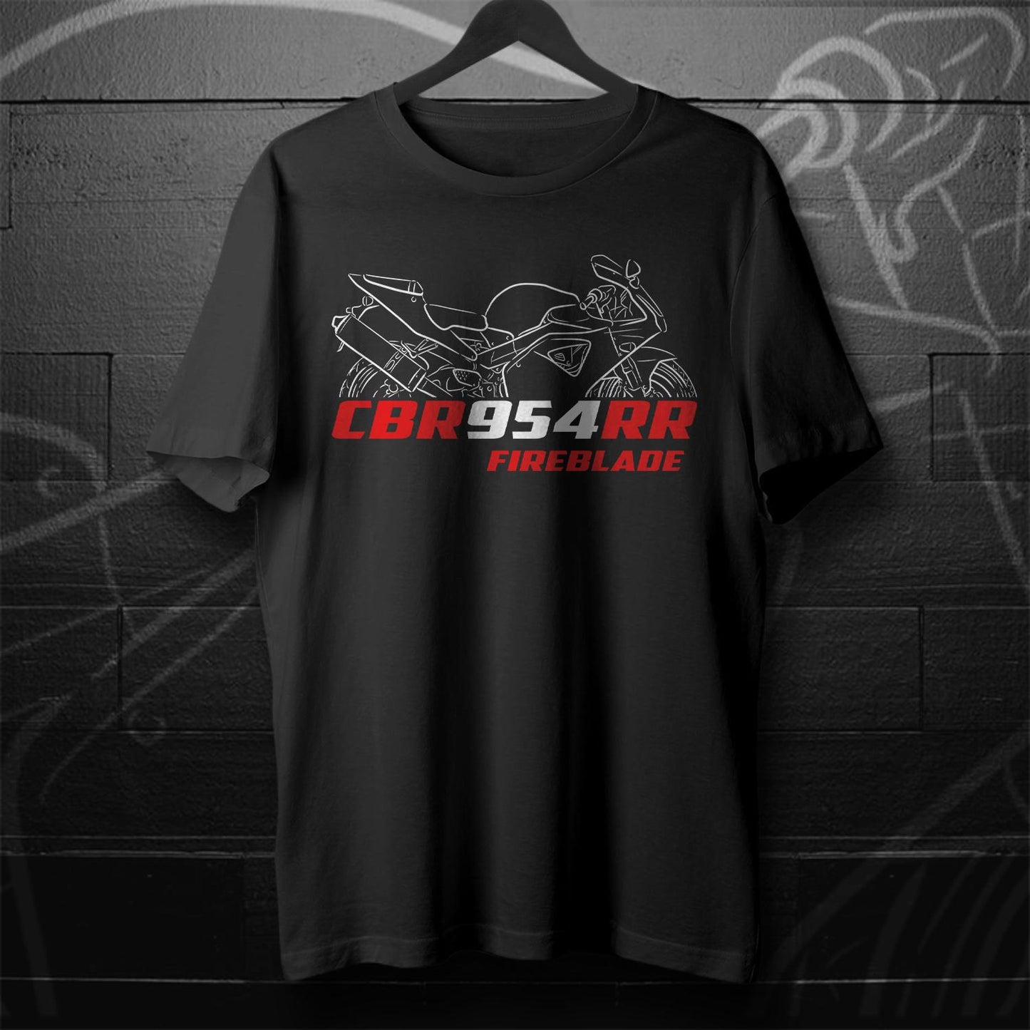 Honda CBR954RR FireBlade Inspired T-Shirt - Motorcycle Tee Shirt