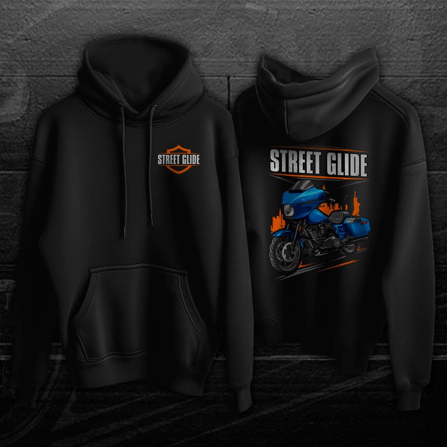 Harley Street Glide FLHX 2024 Hoodies - Biker Motorcycle Sweatshirt