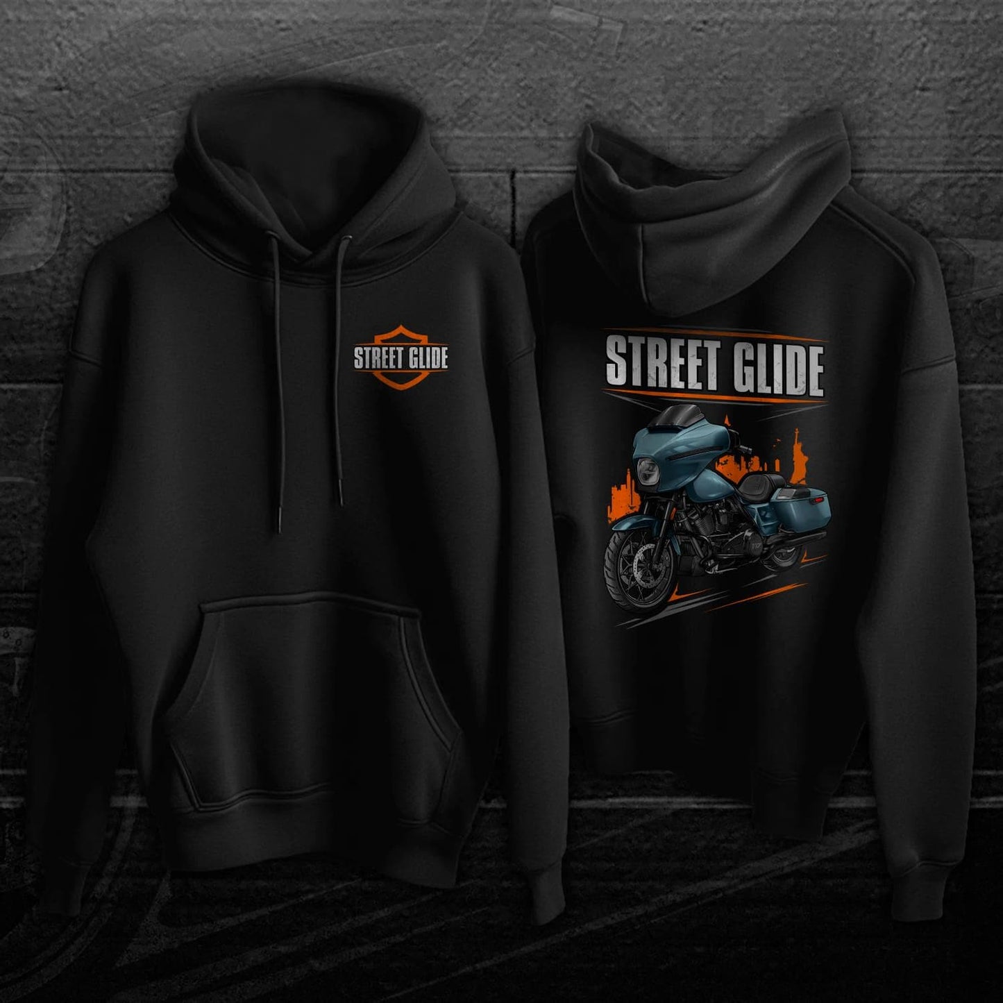 Harley Street Glide FLHX 2024 Hoodies - Biker Motorcycle Sweatshirt