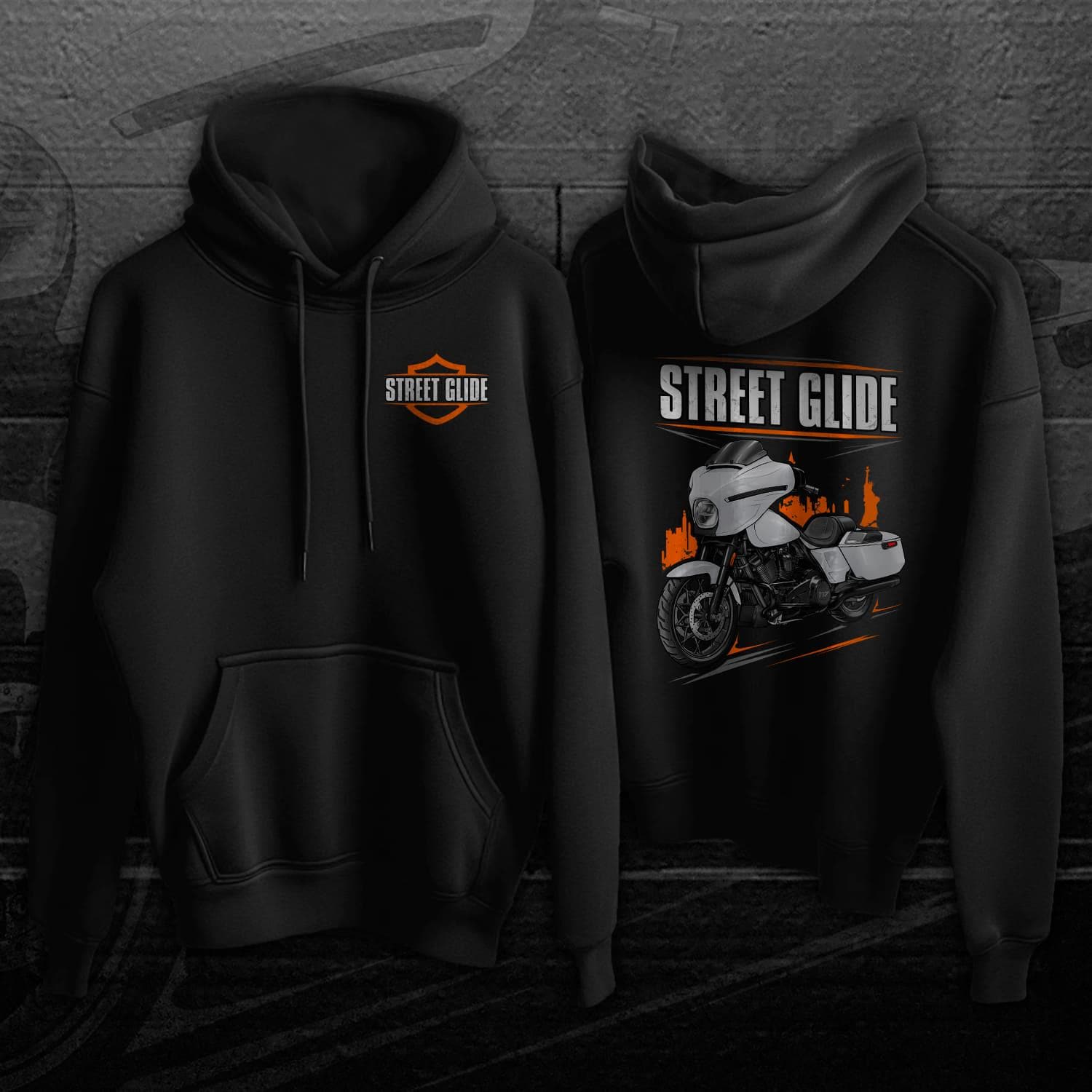 Harley Street Glide FLHX 2024 Hoodies - Biker Motorcycle Sweatshirt