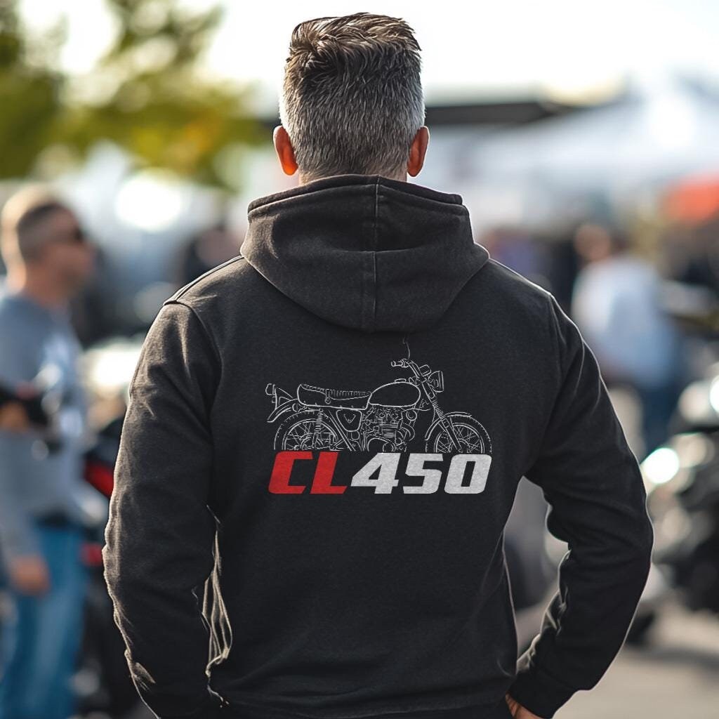 Honda CL450 Inspired Hoodie - Motorcycle Sweatshirt