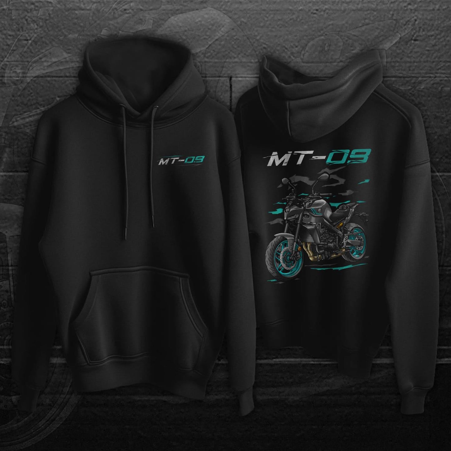 Yamaha MT-09 2024 Inspired Hoodie - Motorcycle Sweatshirt